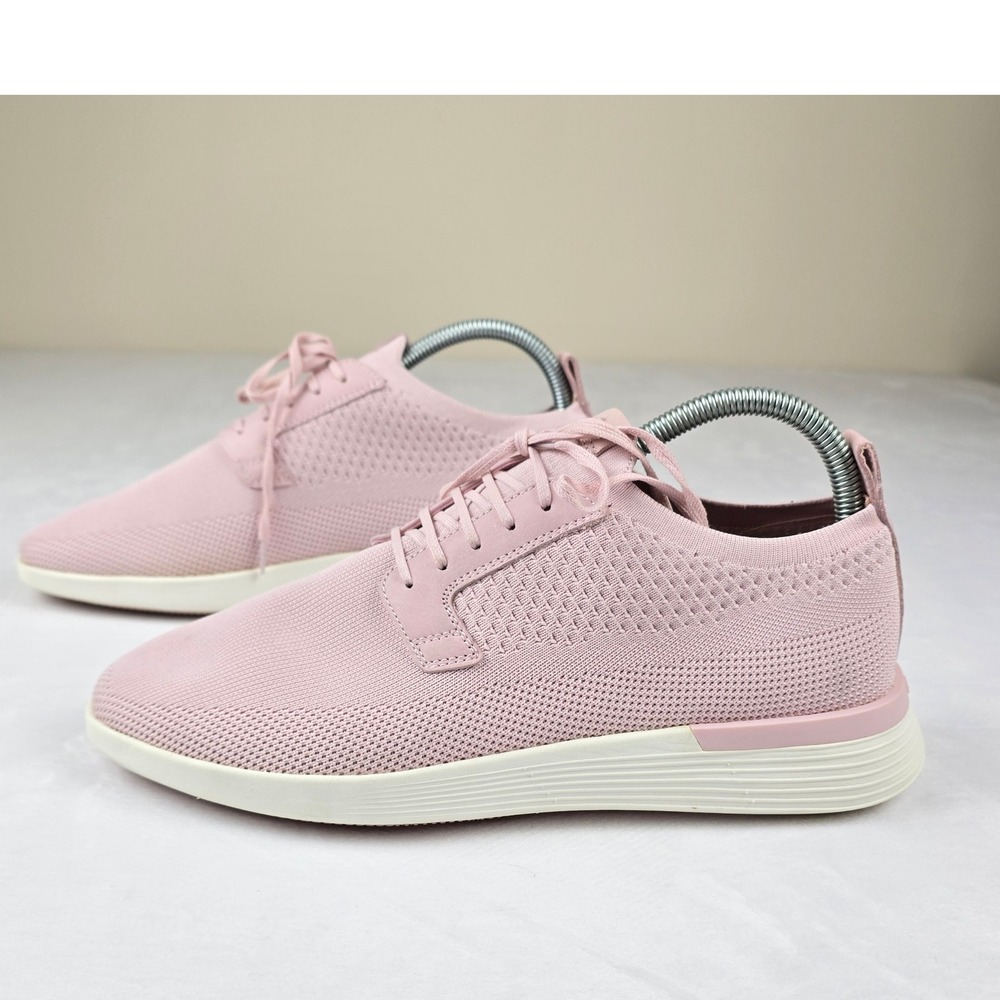 Wolf & Shepherd Swiftknit Pink Knit‎ Lace Up Sneakers Women's Size 10